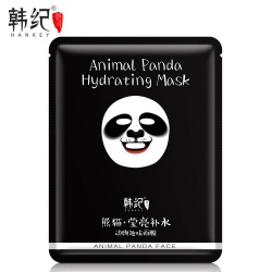Маска для лица Animal Panda с экстрактом водорослей и цветков розы Hankey