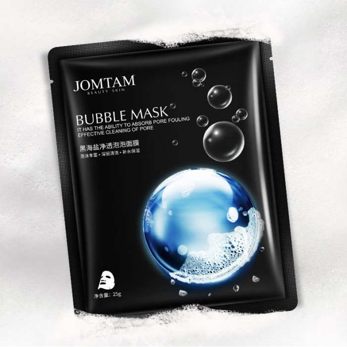 Jomtam пузырьковая маска для лица с морской солью