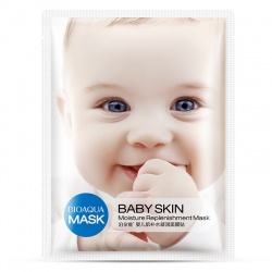 Маска для лица увлажняющая Baby Skin Bioaqua (син)