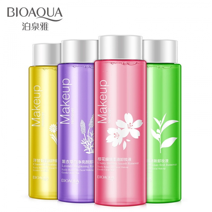 Жидкость для снятия макияжа с растительными экстрактами Bioaqua