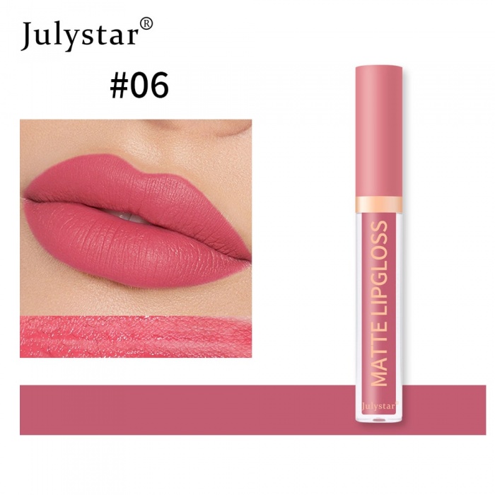 Матовая жидкая губная помада Julystar, цвет 6