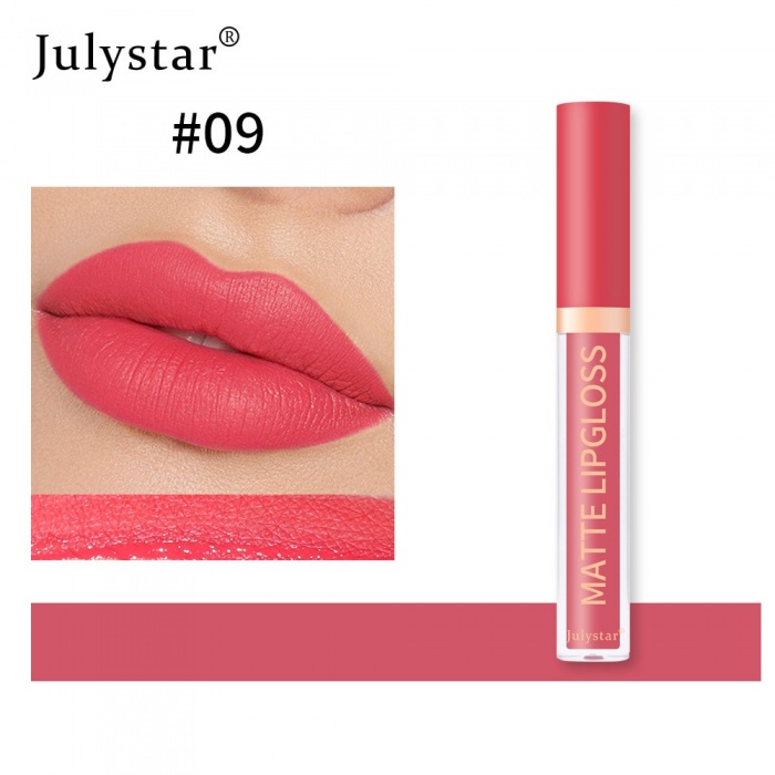 Матовая жидкая губная помада Julystar, цвет 9