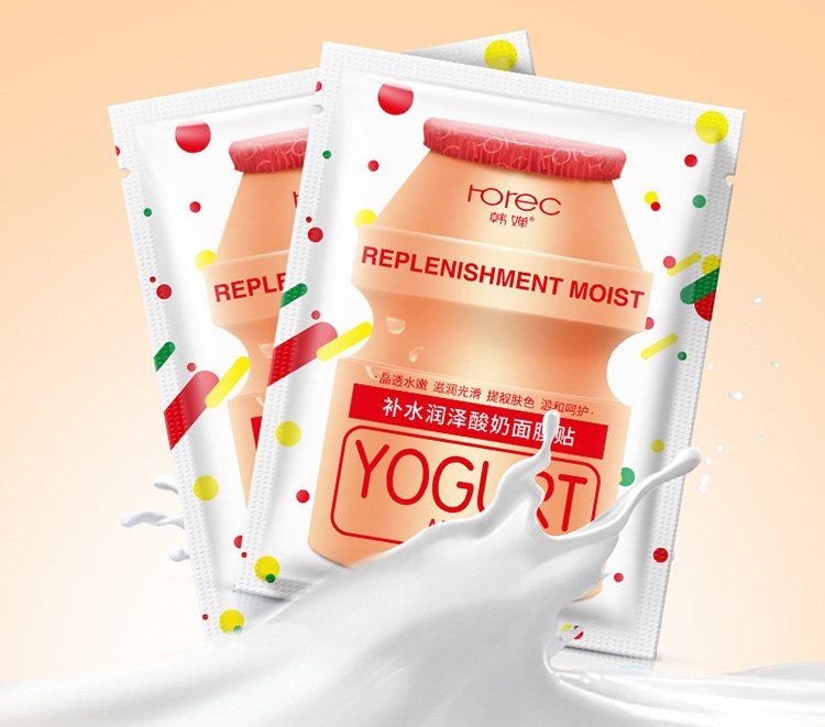 Маска для лица с йогуртом Rorec